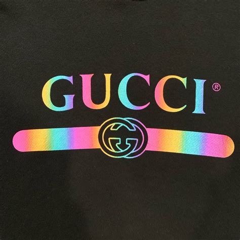 rainbow gucci slide|rainbow Gucci hoodie.